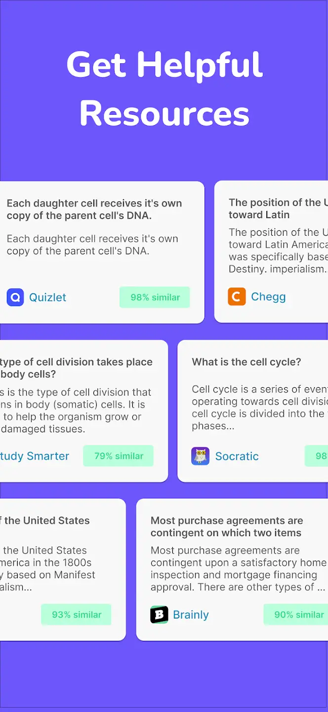 Screenshot Quizard AI APK untuk Belajar dan Mengerjakan Tugas