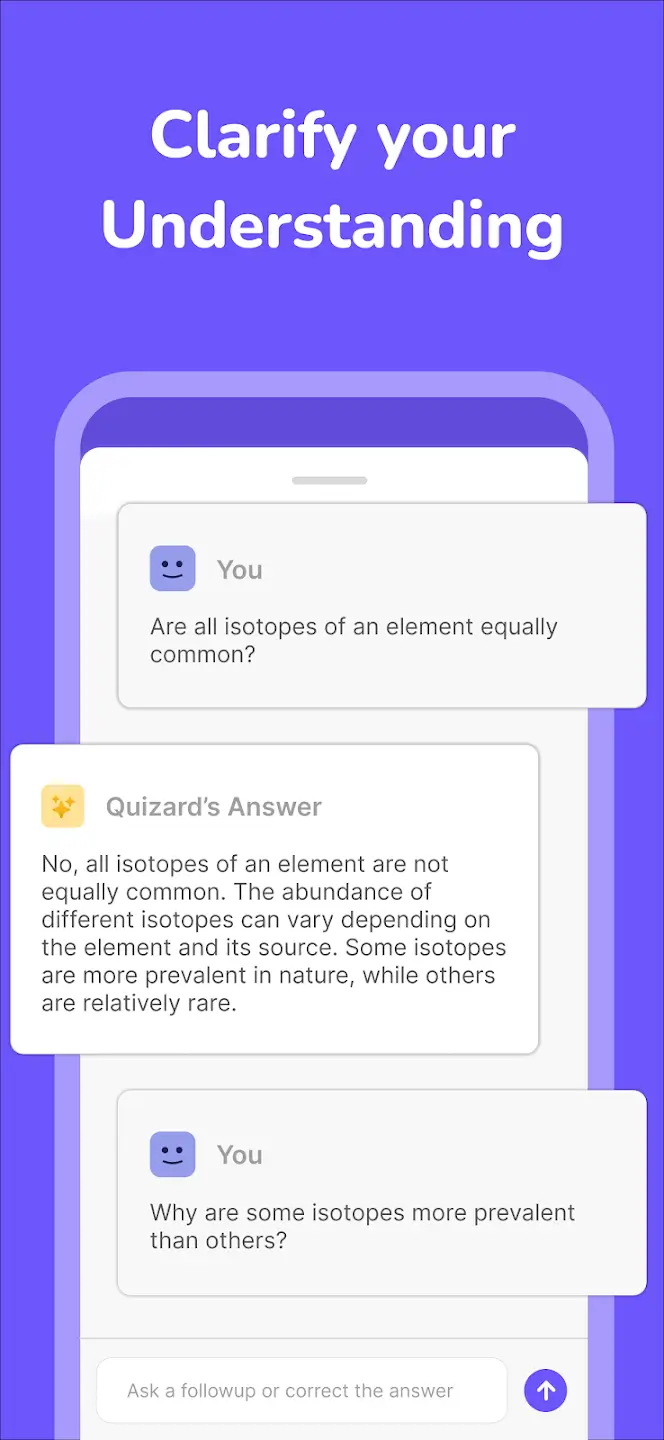 Screenshot Quizard AI APK untuk Belajar dan Mengerjakan Tugas