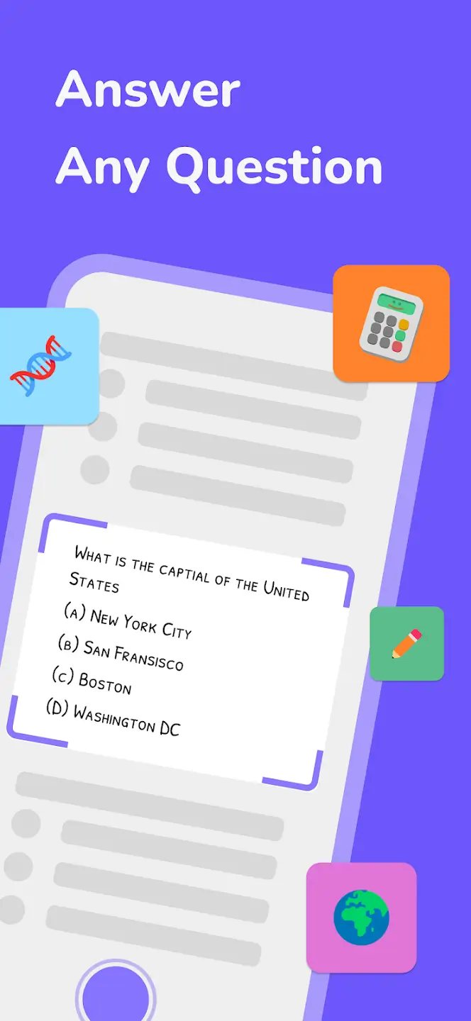 Screenshot Quizard AI APK untuk Belajar dan Mengerjakan Tugas