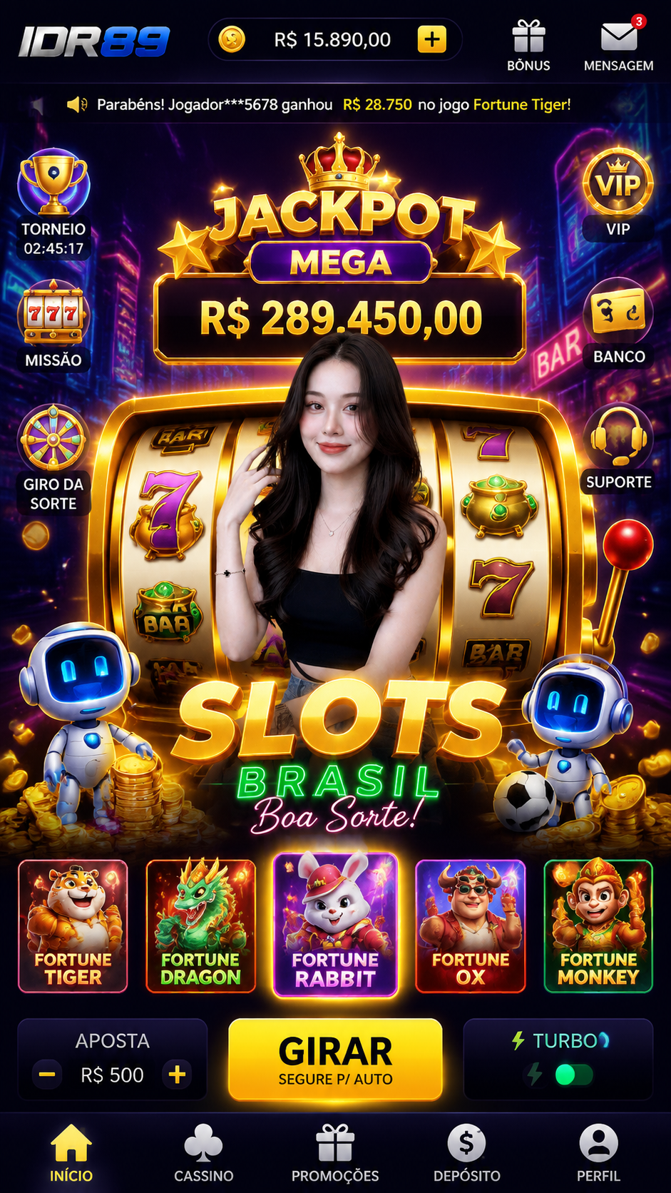 Screenshot idr89 APK 4.2.1 - Slot Online Seru dengan Tampilan Modern