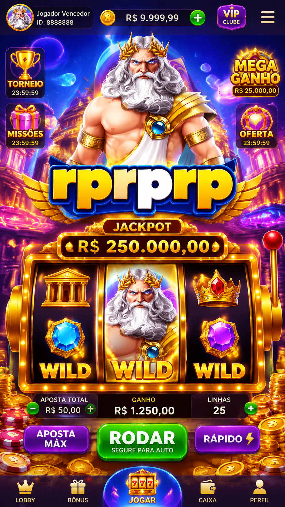 Screenshot rprprp: Game Slot Seru dengan Animasi Halus dan Bonus Menarik