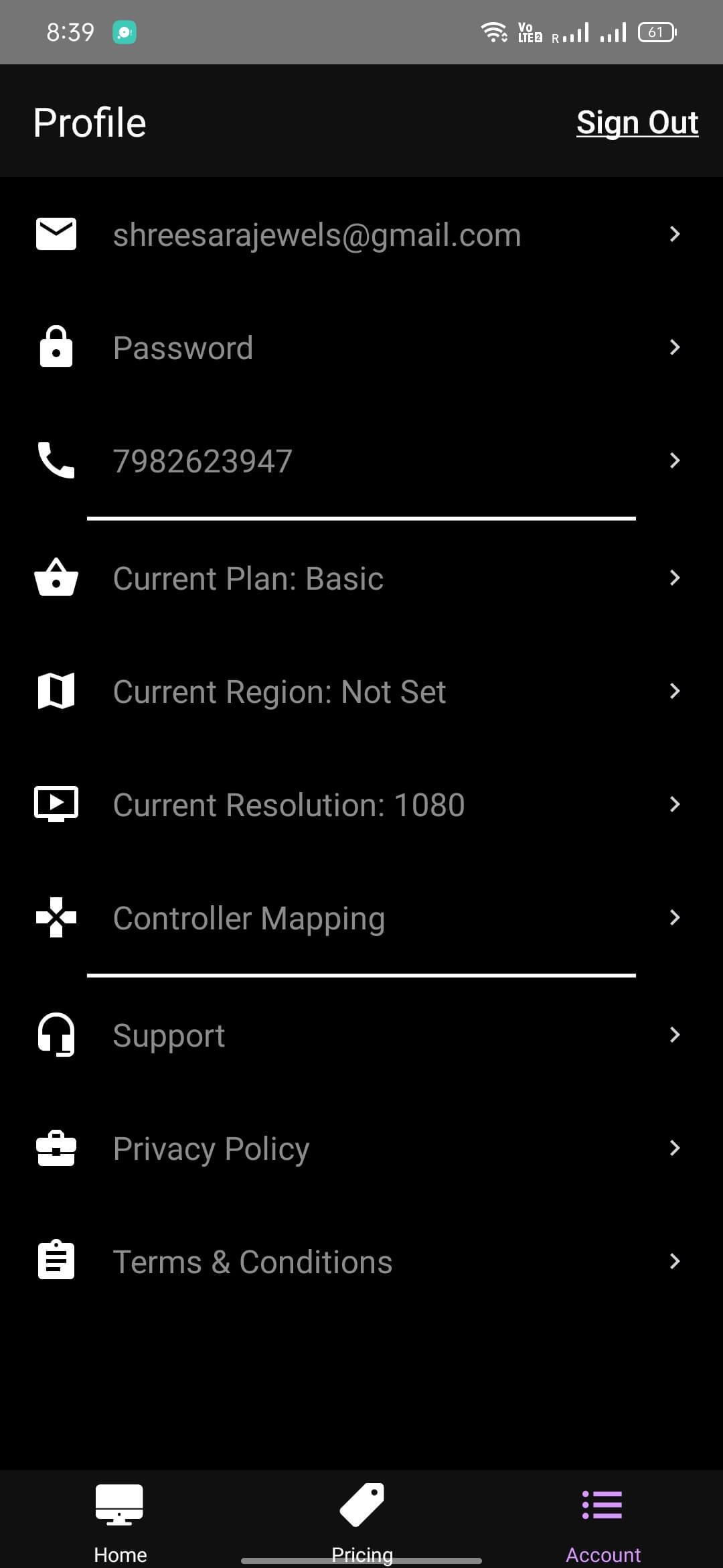 Screenshot The Gaming Project APK
