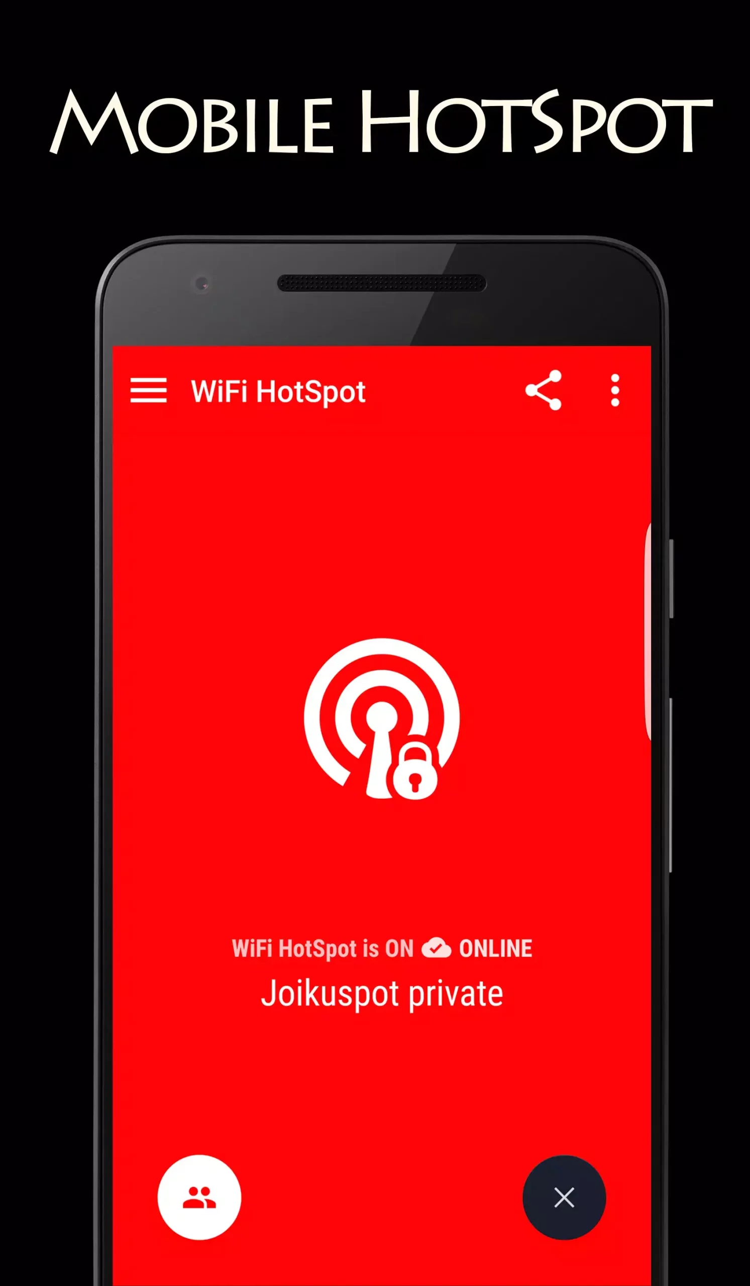 Screenshot JoikuSpot WiFi Hotspot APK