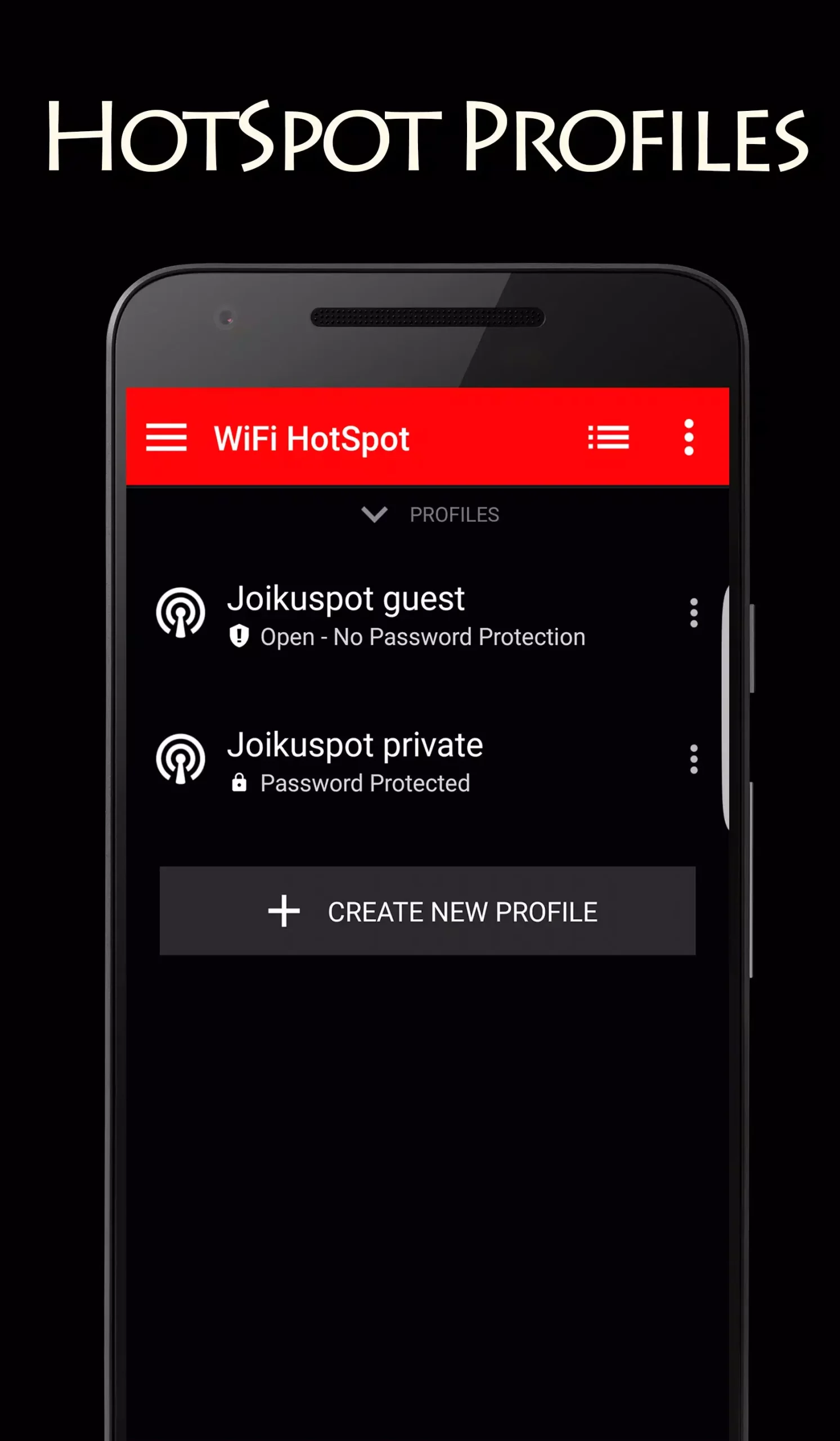 Screenshot JoikuSpot WiFi Hotspot APK