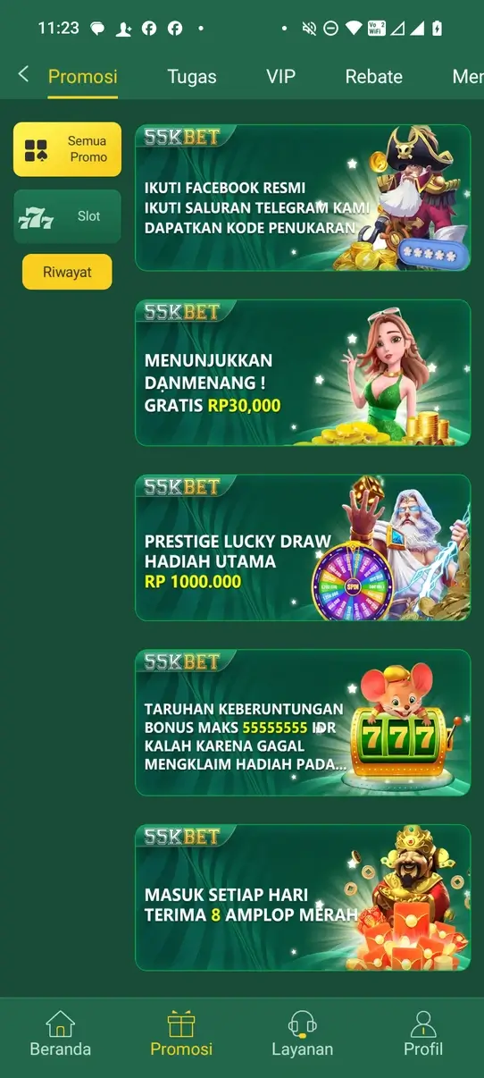 Screenshot 55KBet APK v8.7