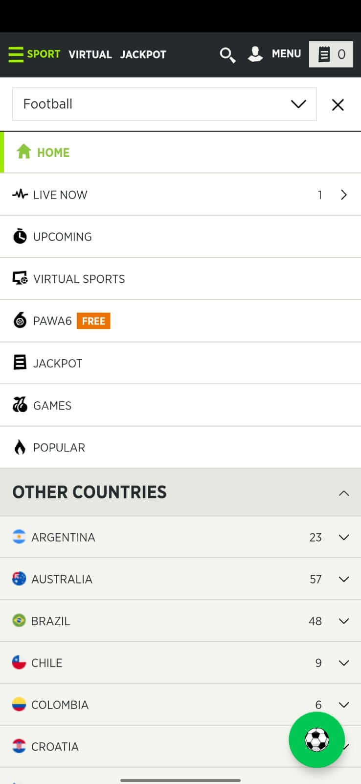 Screenshot Betpawa APK v1.13.2