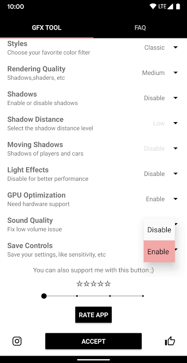 Screenshot GFX Tool APK v10.4.0 untuk Optimasi Grafik PUBG