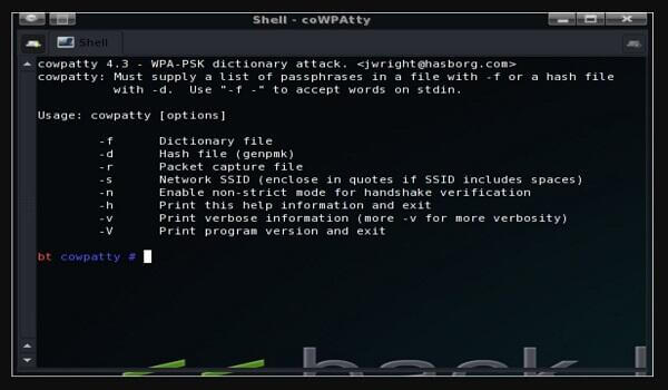 Screenshot coWPAtty APK
