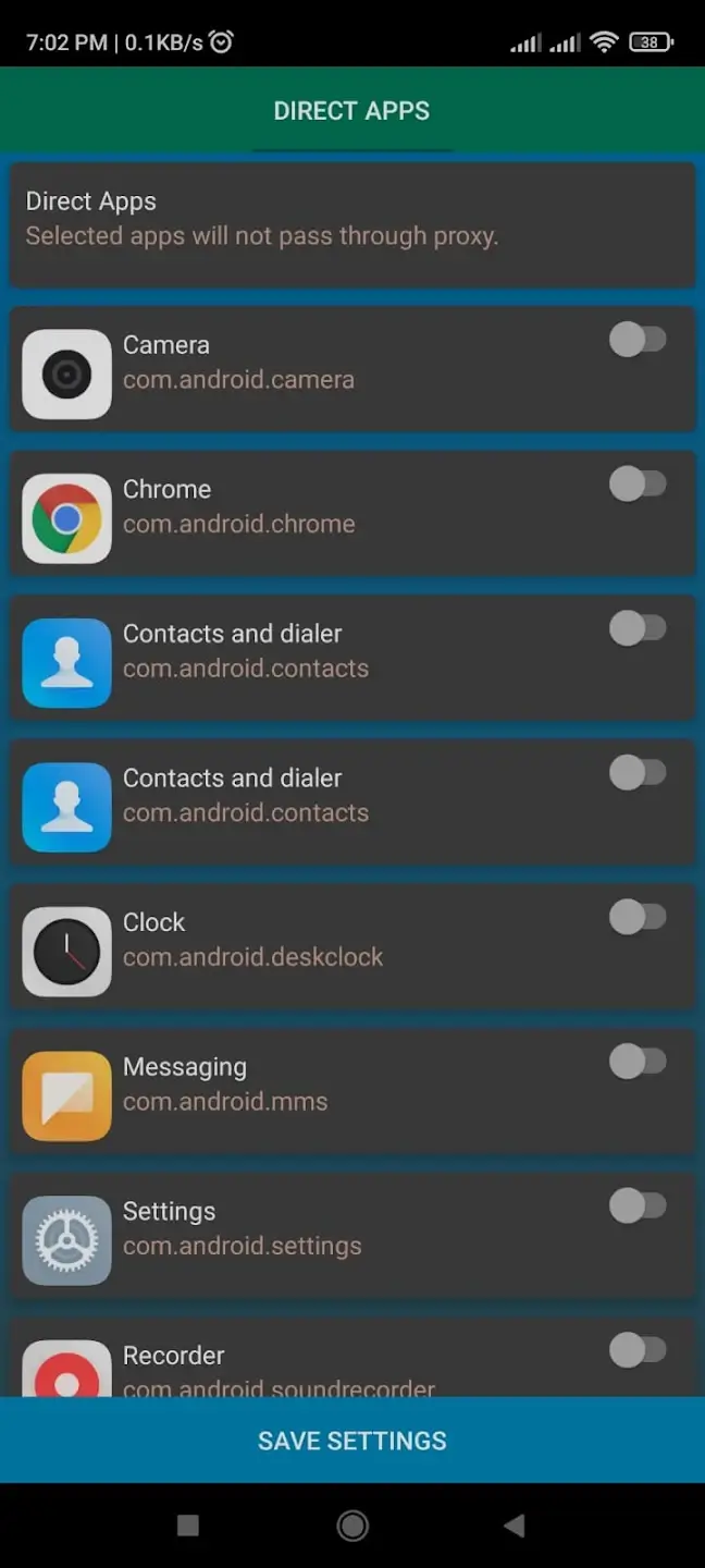 Screenshot College Proxy APK