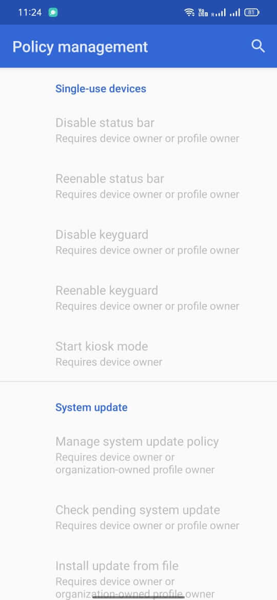 Screenshot Test DPC APK 9.0.16 untuk Uji Aplikasi Android