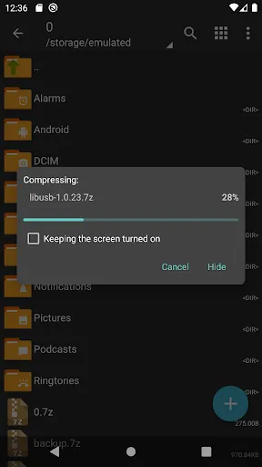 Screenshot ZArchiver Donate APK 1.0.10