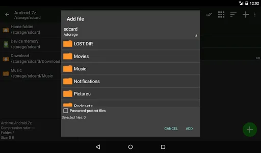 Screenshot ZArchiver Donate APK 1.0.10