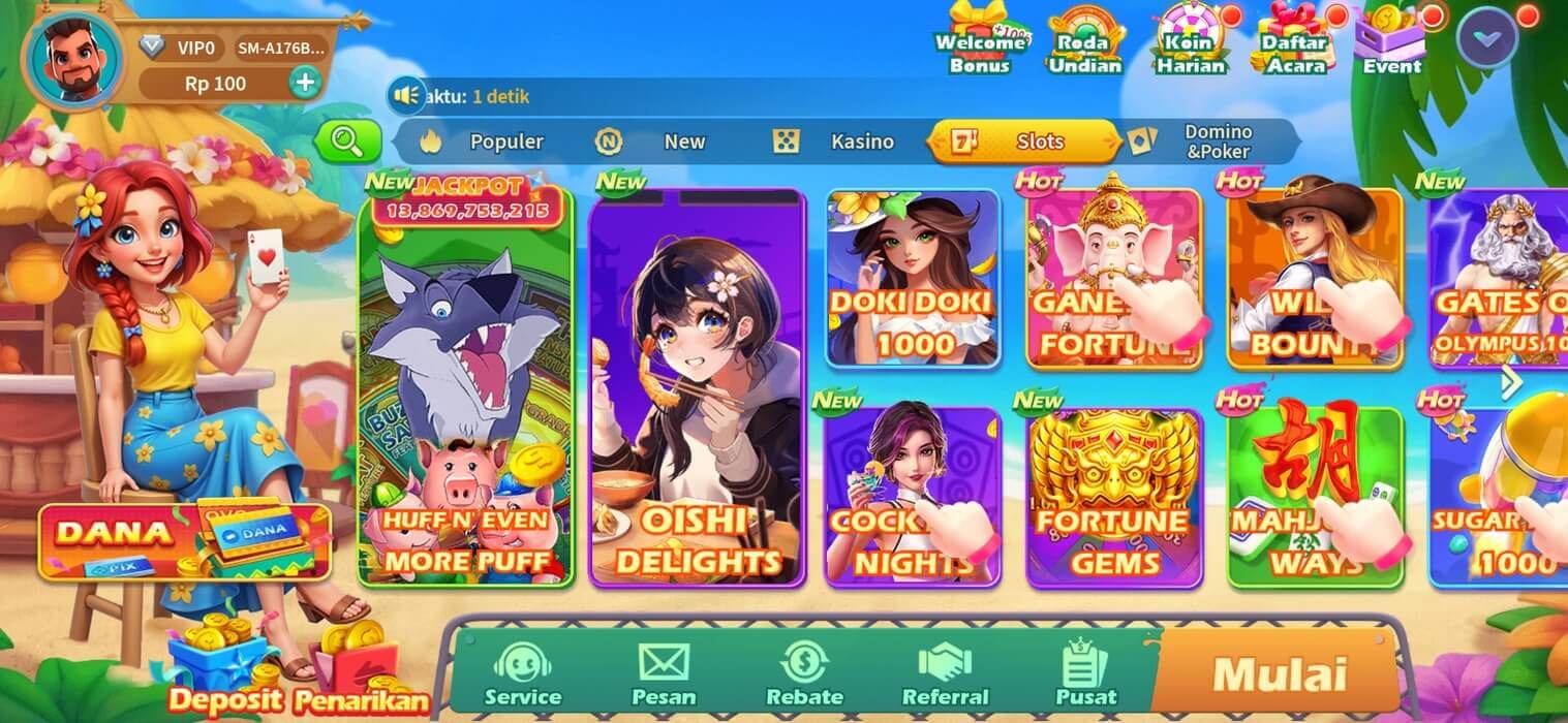 Screenshot PT777 APK v13.99: Game Slot dan Kartu Seru di Android