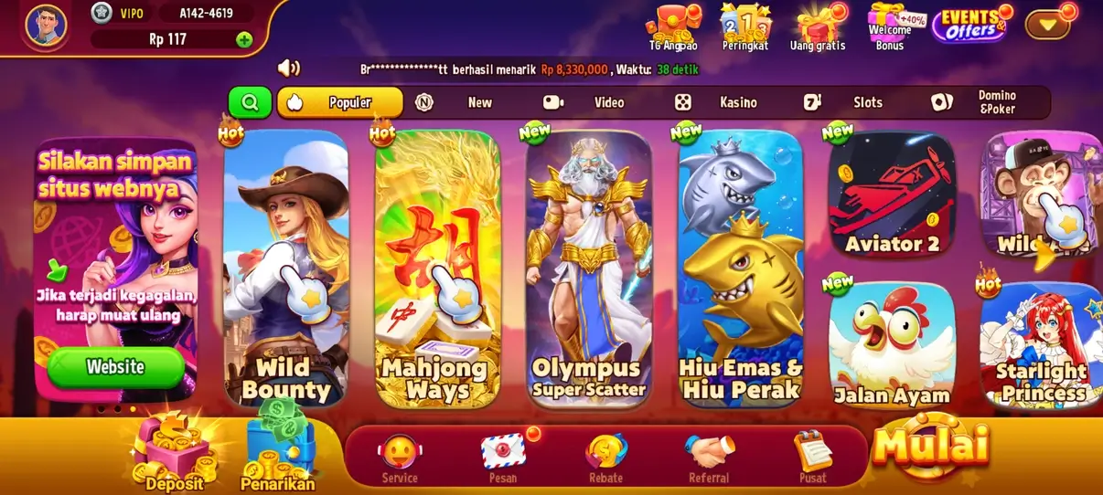 Screenshot NusaSlots APK v15.4