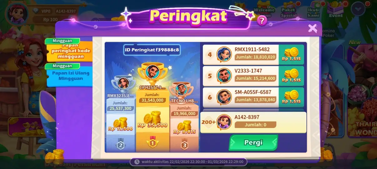 Screenshot Hoki APK v9.9