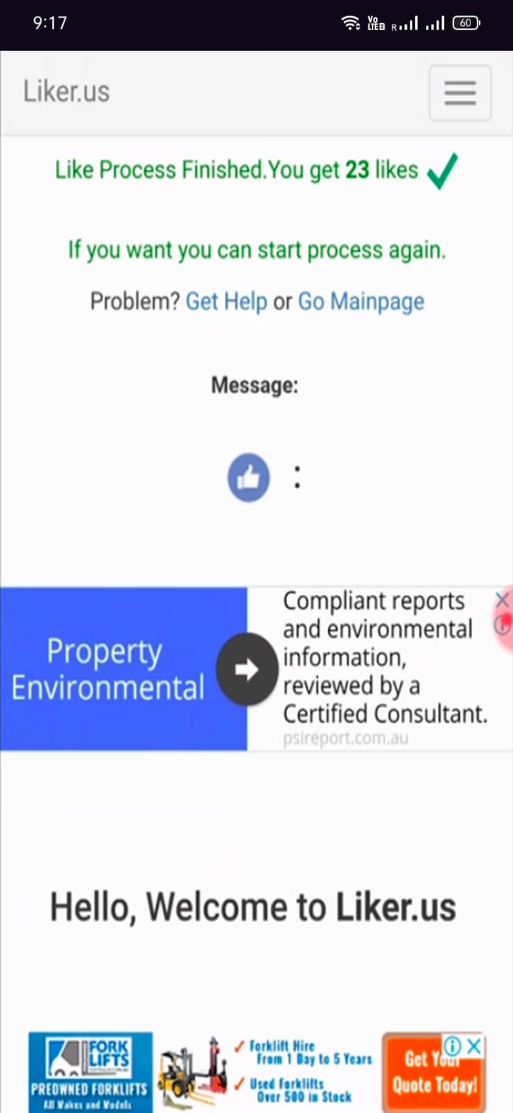 Screenshot Liker.us APK