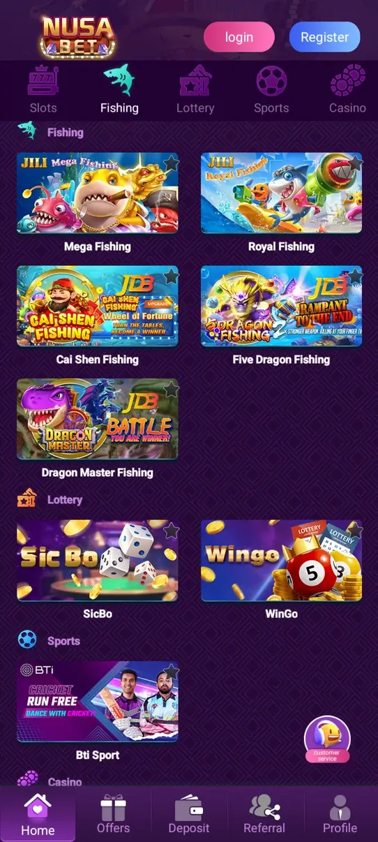 Screenshot Nusabet88 APK: Game Card Ringan dengan Mode Offline