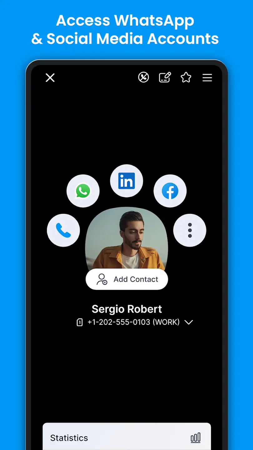 Screenshot Eyecon APK untuk Caller ID & Kontak