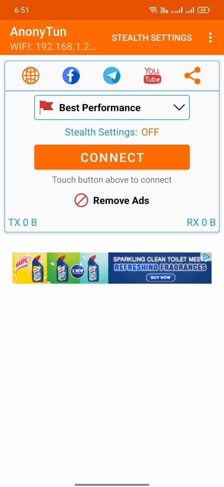 Screenshot AnonyTun APK v14.1