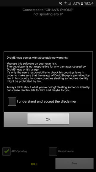Screenshot DroidSheep APK