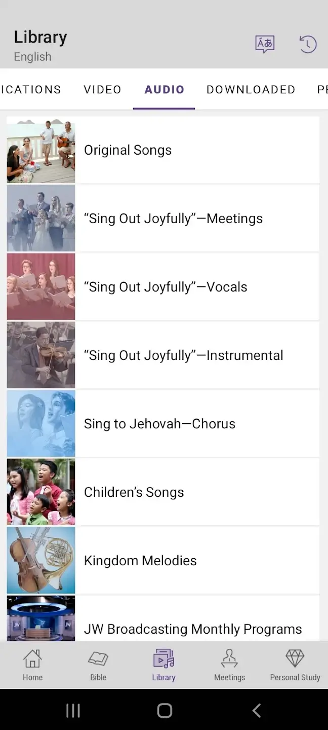 Screenshot JW Library APK