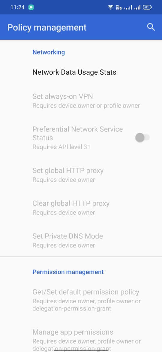 Screenshot Test DPC APK 9.0.16 untuk Uji Aplikasi Android