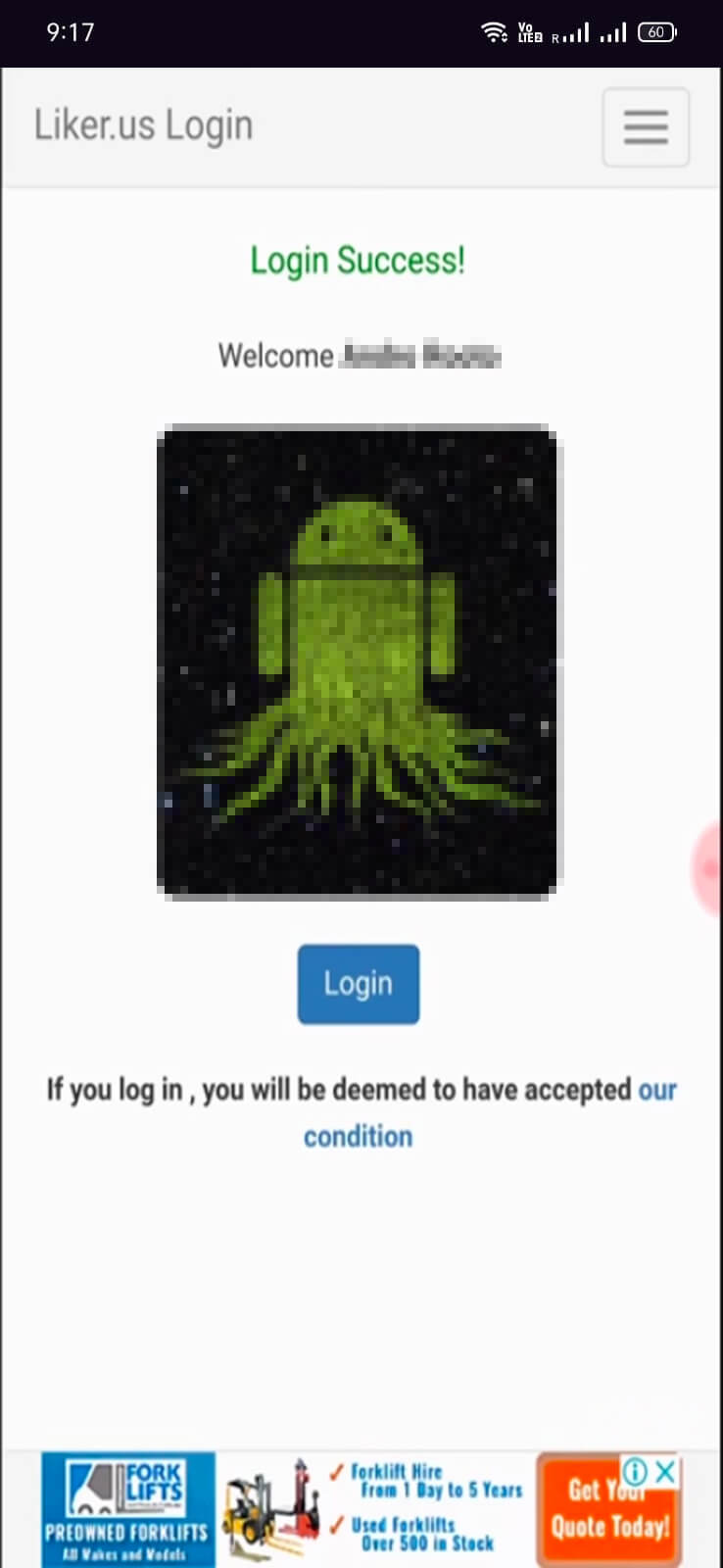 Screenshot Liker.us APK