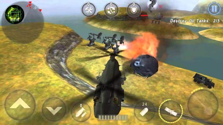 Screenshot GUNSHIP BATTLE: Helicopter 3D APK v2.8.21