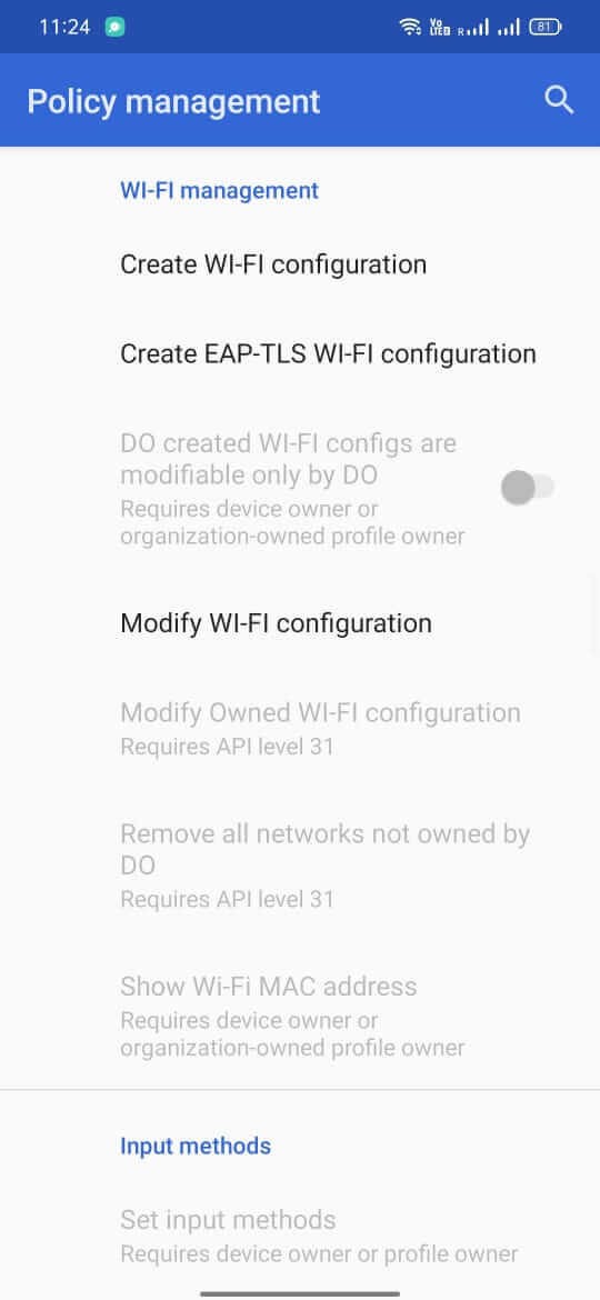 Screenshot Test DPC APK 9.0.16 untuk Uji Aplikasi Android