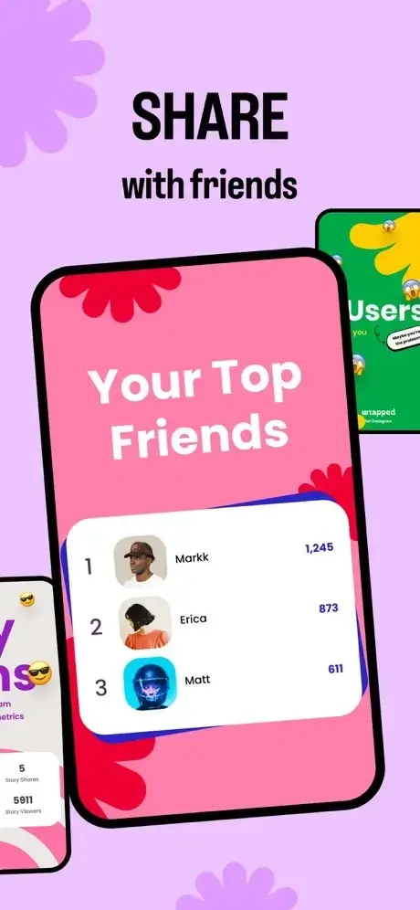 Screenshot IG Wrapped APK 1.0.9 untuk Analisis Aktivitas Instagram