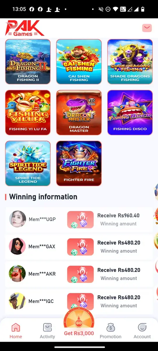 Screenshot Pak Game APK v7.09