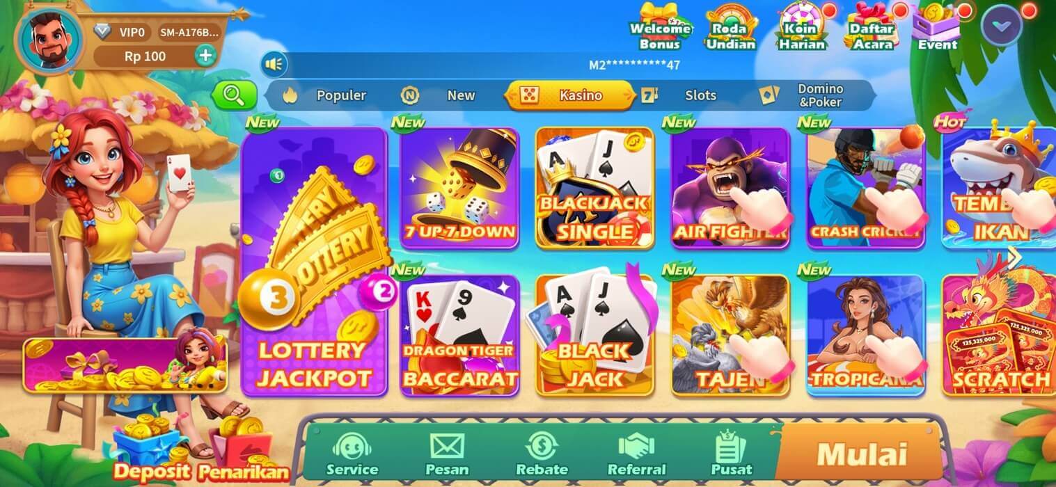 Screenshot PT777 APK v13.99: Game Slot dan Kartu Seru di Android