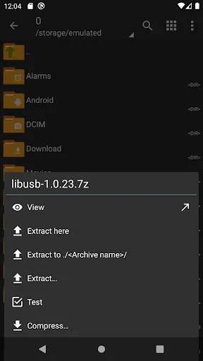 Screenshot ZArchiver Donate APK 1.0.10