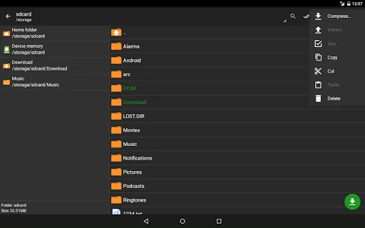 Screenshot ZArchiver Donate APK 1.0.10
