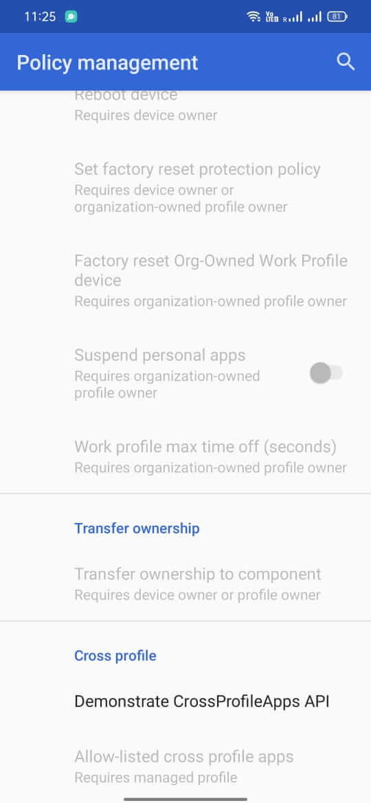 Screenshot Test DPC APK 9.0.16 untuk Uji Aplikasi Android