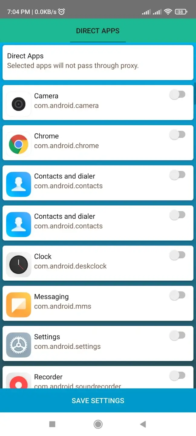 Screenshot College Proxy APK