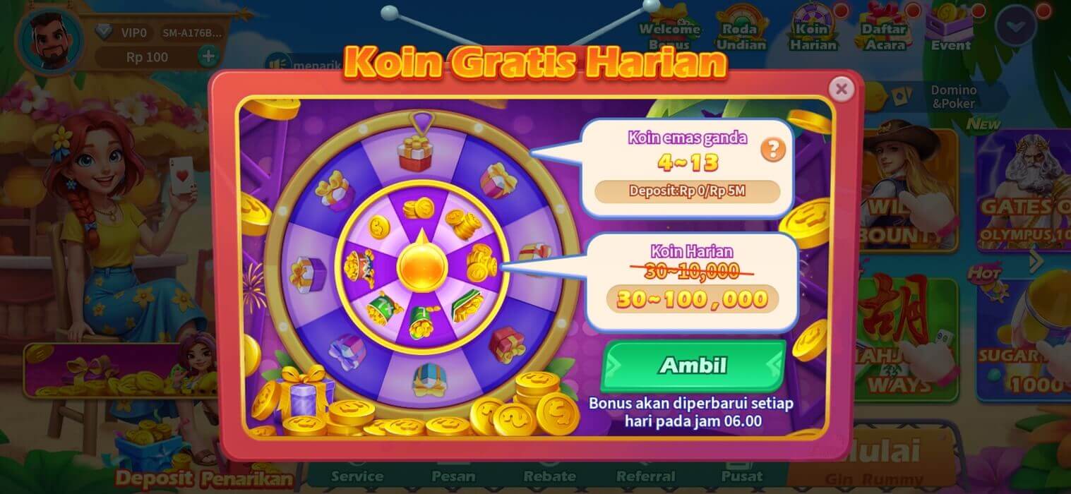 Screenshot PT777 APK v13.99: Game Slot dan Kartu Seru di Android