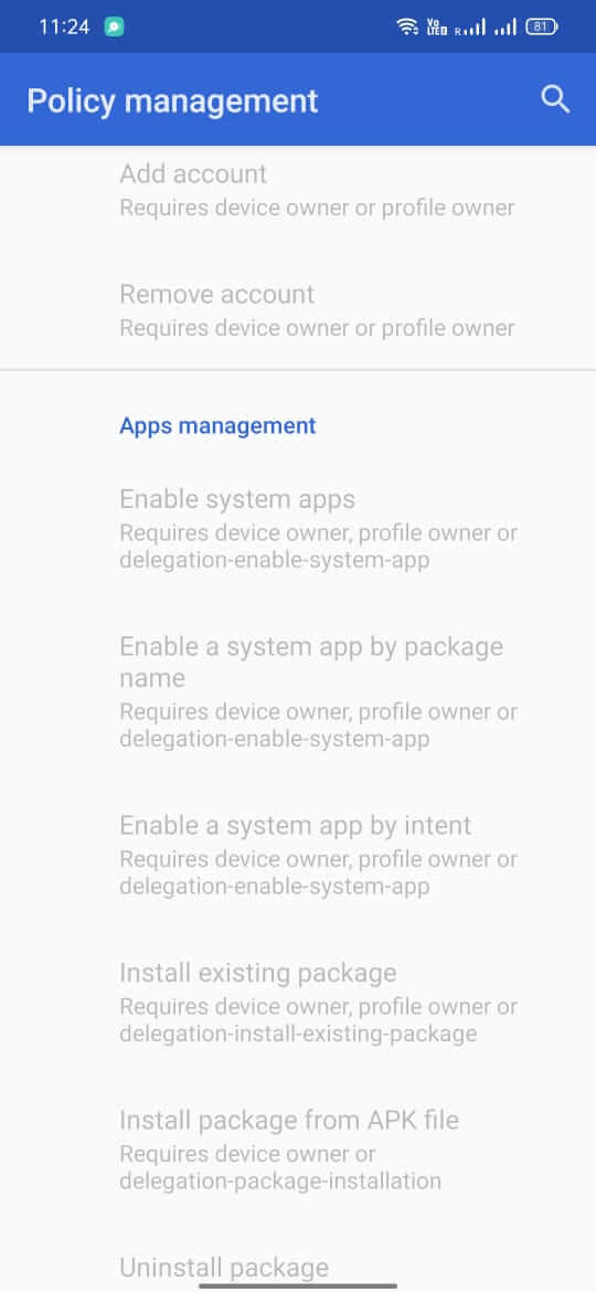 Screenshot Test DPC APK 9.0.16 untuk Uji Aplikasi Android