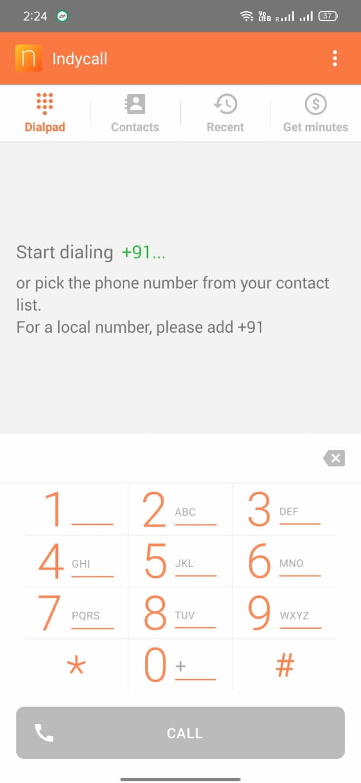 Screenshot Indycall APK 1.17.4 - Telepon Nomor Langsung dengan Kredit Gratis