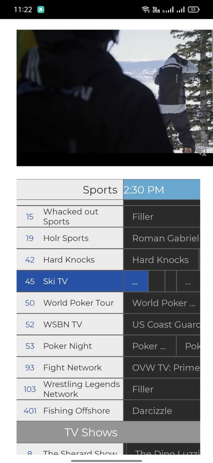 Screenshot Airy TV APK untuk Streaming Channel Live Gratis