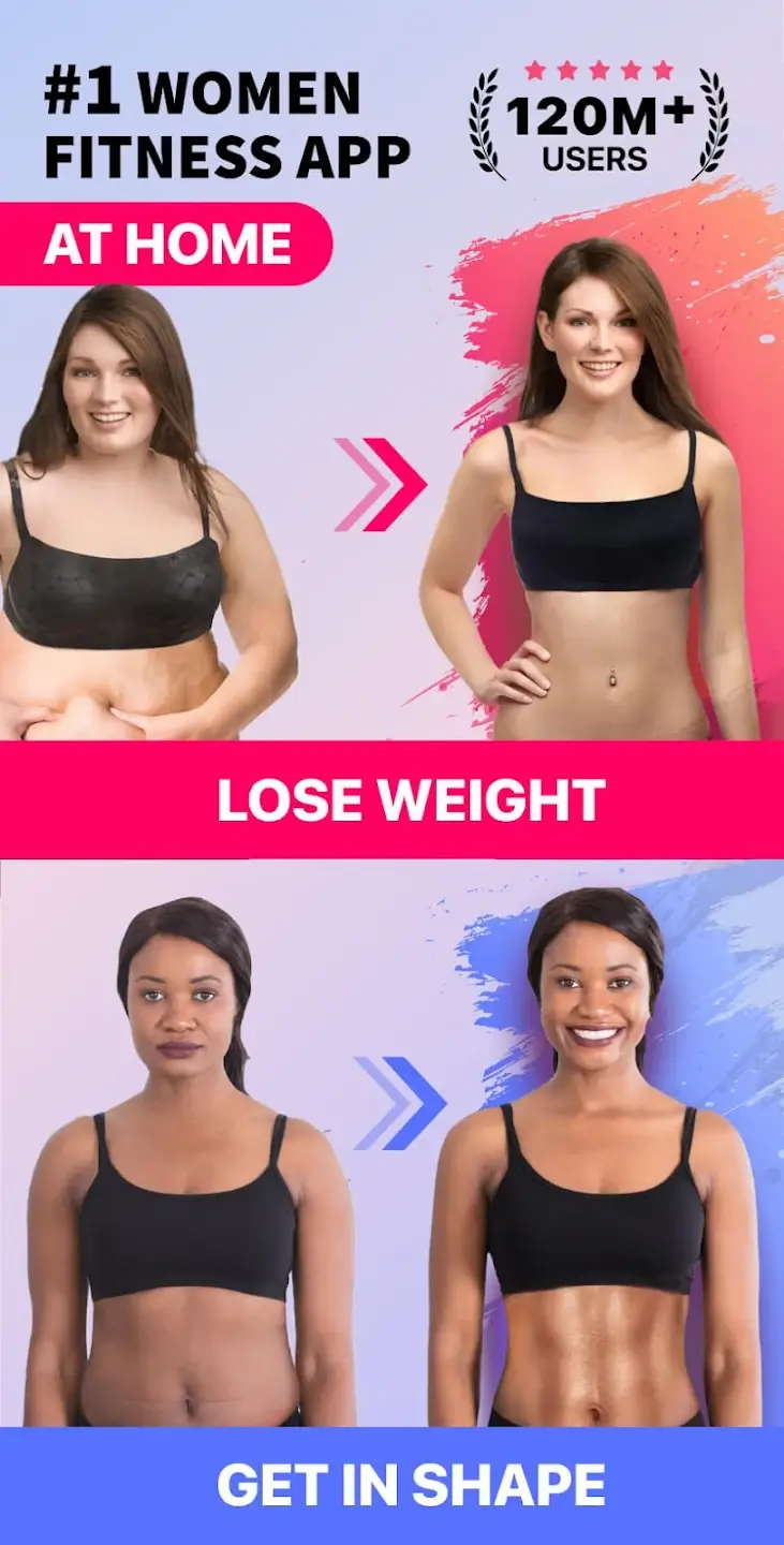 Screenshot Female Fitness APK v2.0.2 untuk Latihan di Rumah