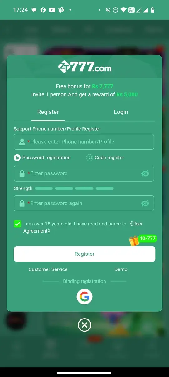 Screenshot ZT777 APK untuk Android