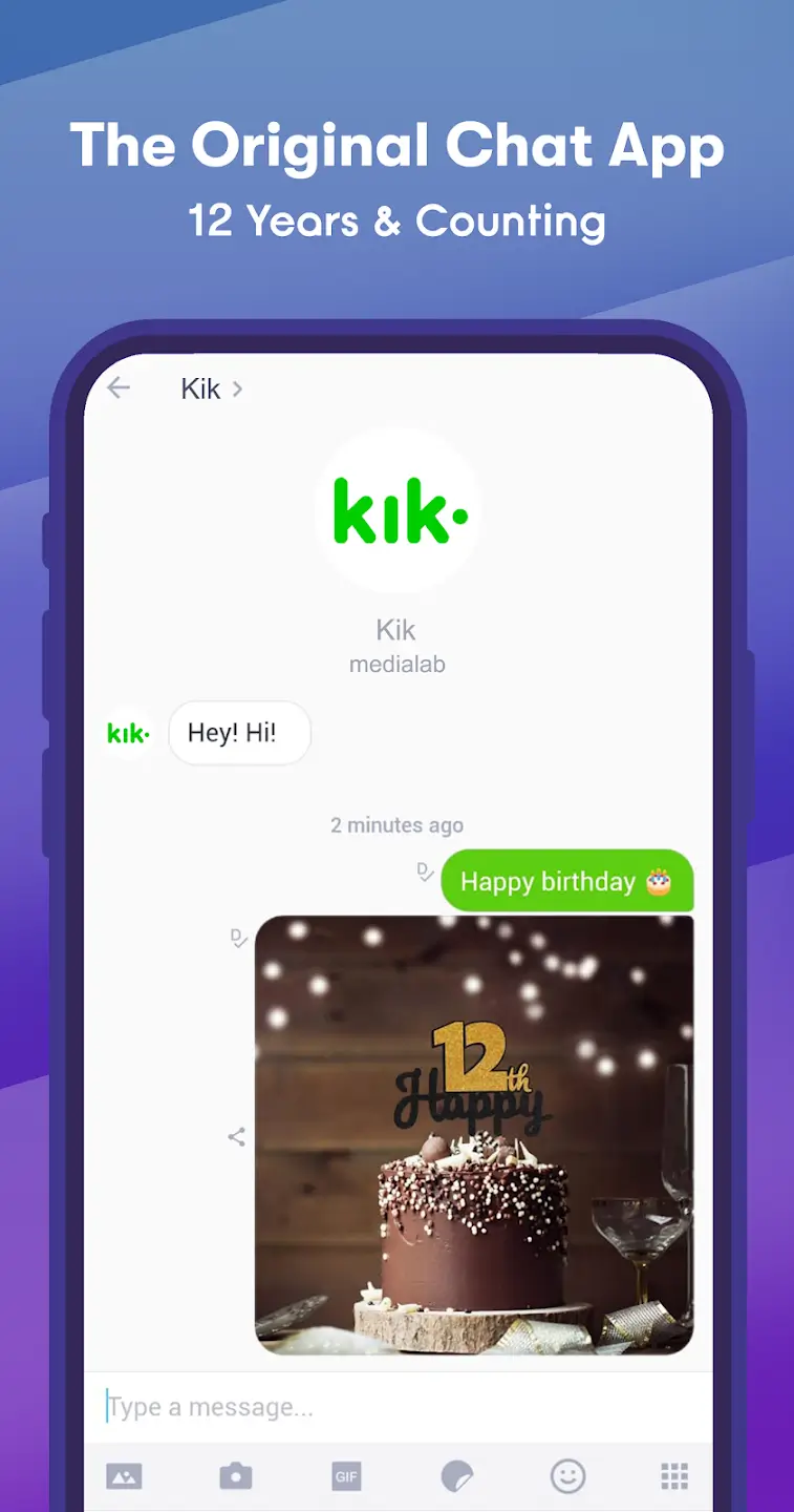 Screenshot Kik APK v17.11.3.34339