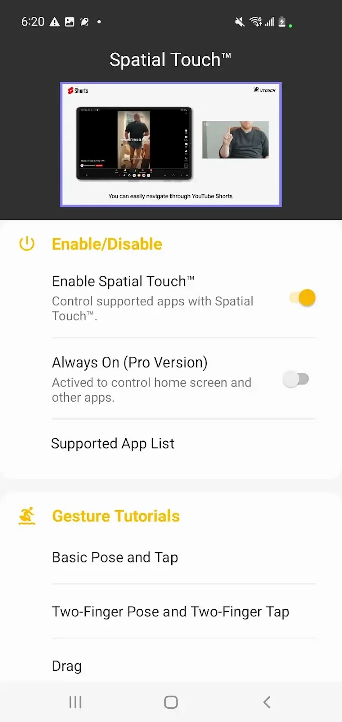 Screenshot Spatial Touch APK v1.1.18