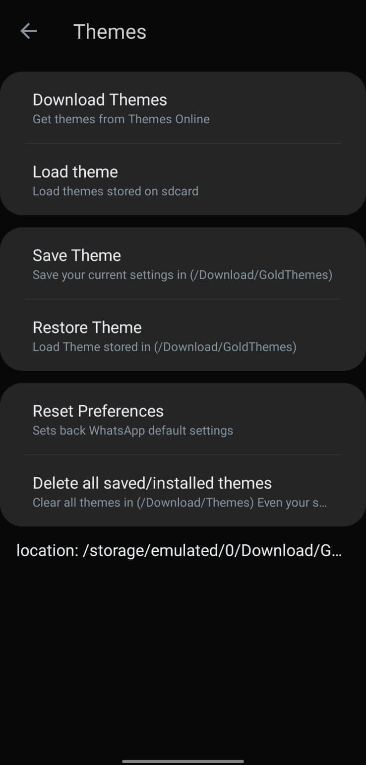 Screenshot WhatsApp Gold APK v44.10 untuk Android