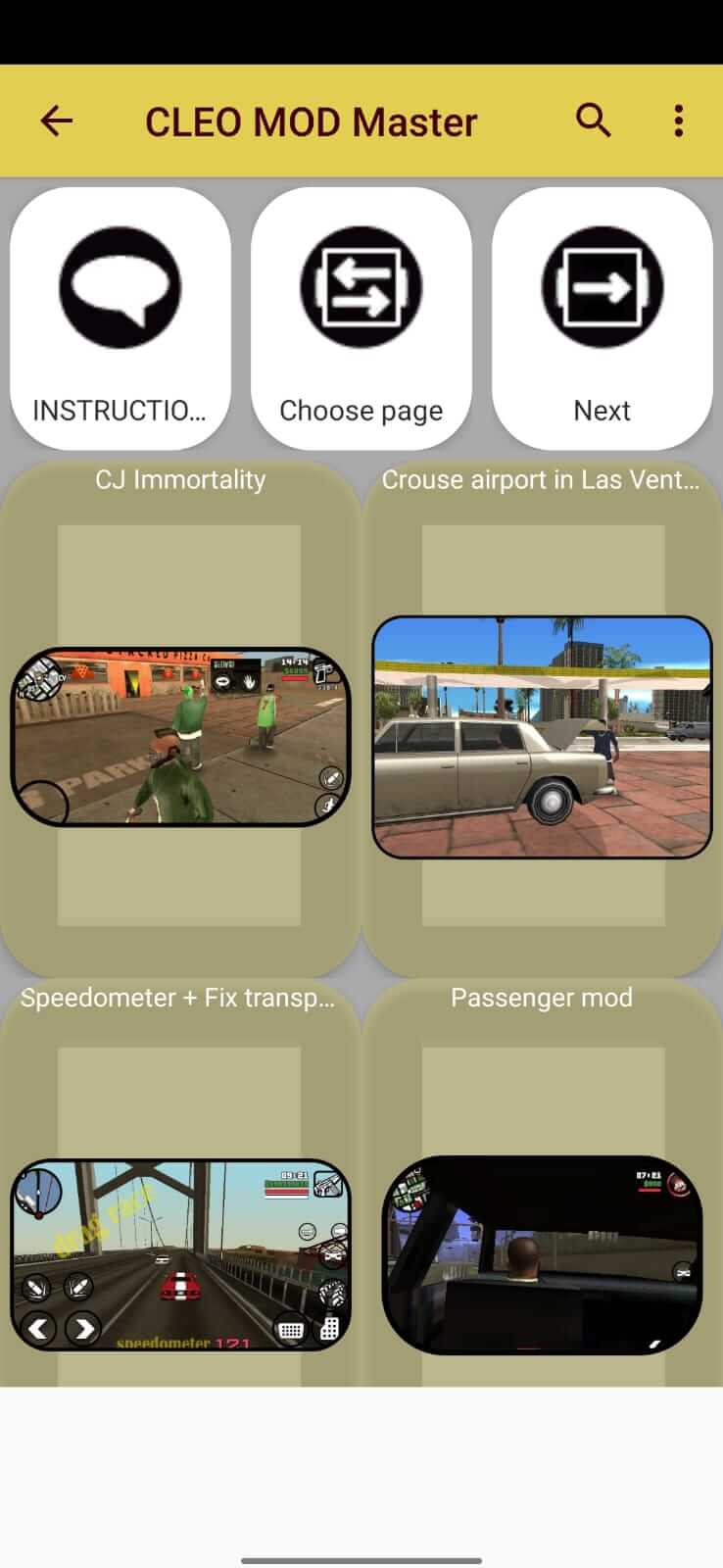 Screenshot CLEO MOD Master APK v2.0.9