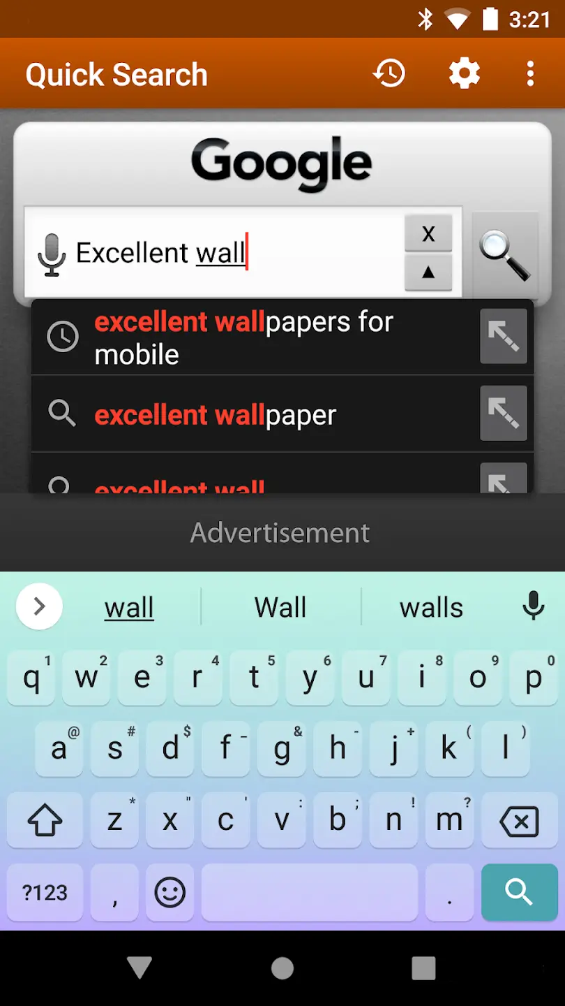 Screenshot Quick Search Widget APK 6.1