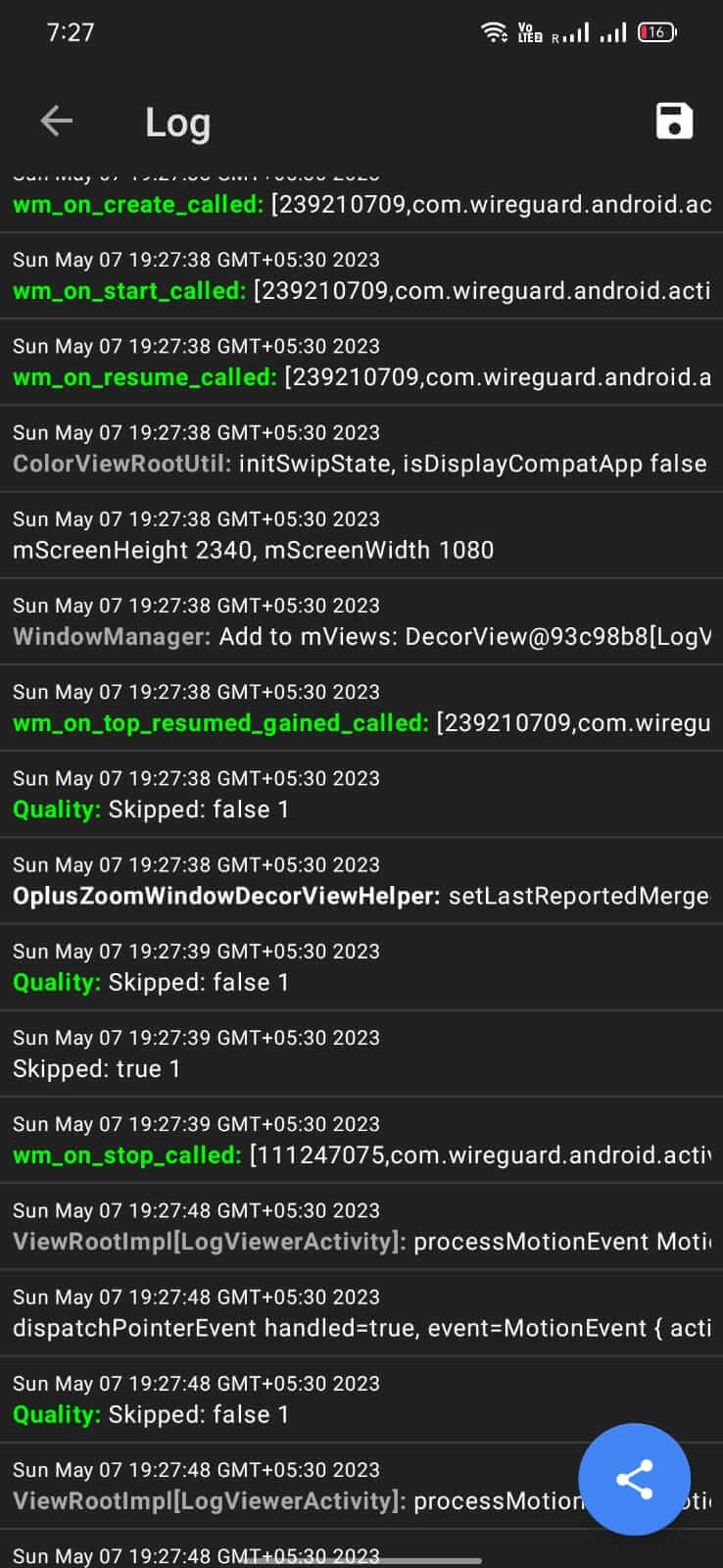 Screenshot WireGuard APK