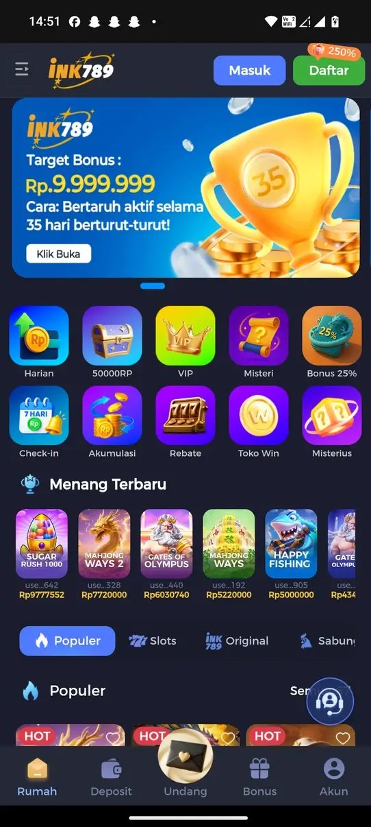 Screenshot INK789 APK v19.4