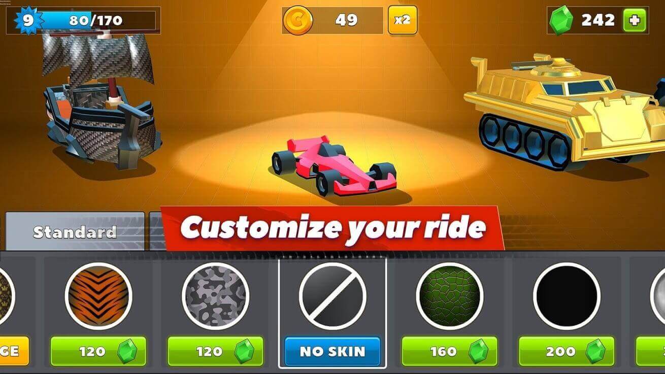 Screenshot Crash Of Cars APK: Balapan Aksi Multiplayer Seru